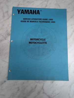 Yamaha Service Literature Reference Guide Motorcycle 1995 Dealership Information