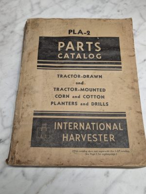 International Harvester Ih Parts List Catalog Manual Pla-2 Tractor Drawn Drills