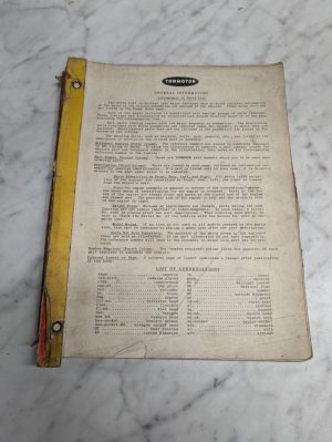 Towmotor Parts List Catalog Operator Service Manual 390 400 420 500 Forklift