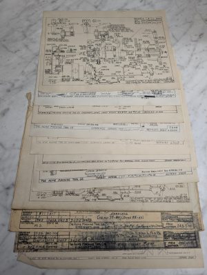 Acme Machine Tool Turret Lathe Prints Drawings Diagrams Information Lot