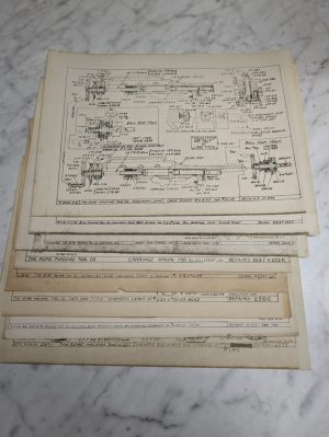 Acme Machine Tool Lathe Prints Drawings Diagrams Information Sheets Lot