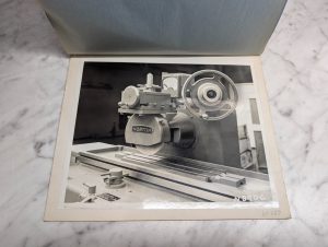 Norton Machine Surface Grinder Tool Engineering B&W Photo Industrial Steampunk