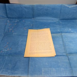 Potter & Johnston 3-U Lathe Machine Tool Drawing Diagram Print Information