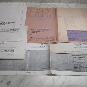 Armstrong-Blum Model 8 15A 13A Marvel Drawing Diagrams Engineering Information