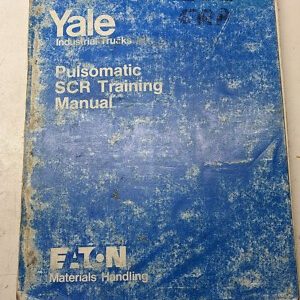 Yale Fork Lift Truck Pulsomatic Scr Training Manual Stl-1347 1983