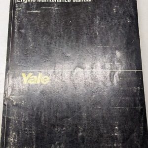 Yale Fork Lift Truck Engine Maintenance Manual Gm 4.3L V6 1999