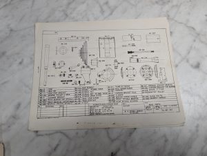 Nichols Machine Tool Drawings Diagrams Engineering Prints Sheets Pages