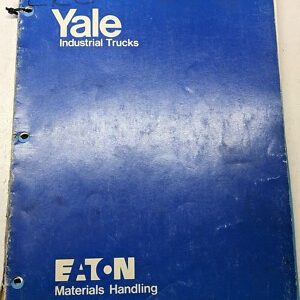 Yale Fork Lift Truck Service Parts Manual List Book Erc 020 025 030 T 1983 1368
