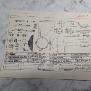 Nichols Machine Tool Drawings Diagrams Part Prints Sheets Pages Information