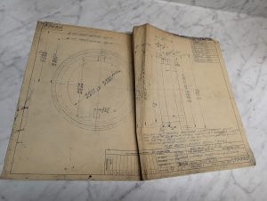 National Acme Threading Clutch Gear Machine Tool Drawing Diagram Print