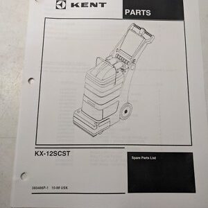 Kent Spare Parts List Book Manual Kx-12Cst Selectrac 1998 Extractor