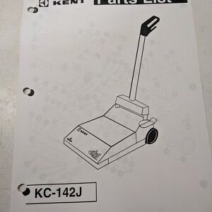 Kent Spare Parts List Book Manual Kc-142J Jaws