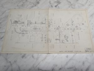 Hypco Tap Grinder Model 700 Henry Boggis Machine Tool Assembly Drawing