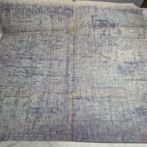 Morris Radial Drill Machine Tool General Assembly Drawing Print Layout