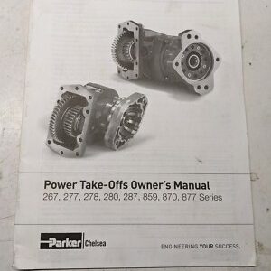 Parker Power Takeoff Owner Manual 267 277 289 287 859 870 877 Series 10 Bolt '17