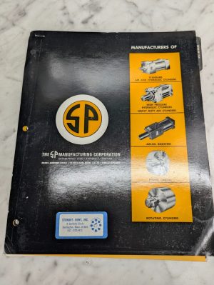 Sp Manufacturing Machine Tool Air & Hydraulic Cylinder Sales Catalog Literature