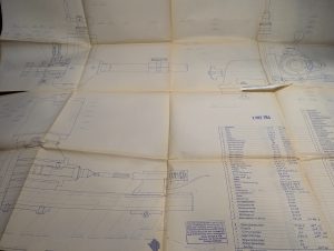 Julius Ortlieb Cie Lathe Spindle Engineering Drawing Diagram Blue Print