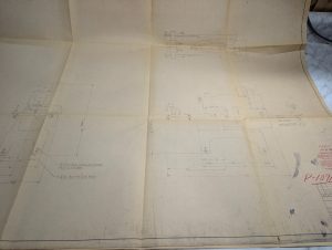 Wiedemann Ra4P Press Machine Tool Foundation Drawing Diagram Blue Print