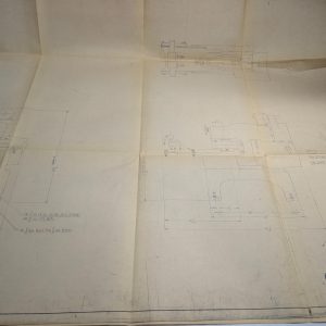 Wiedemann Ra4P Press Machine Tool Foundation Drawing Diagram Blue Print