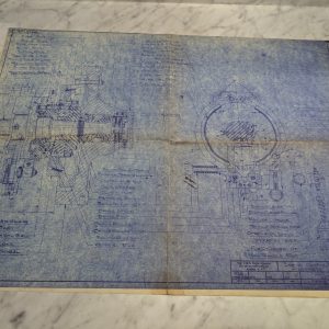 V&O Press Servo Clutch Assembly Drawing Diagram Blue Print Information