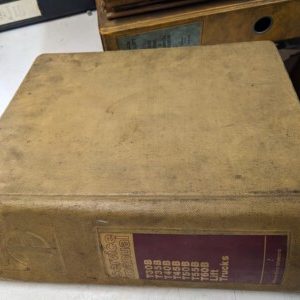 Caterpillar Service Repair Manual T 30 35 40 45 50 55 60 B Forklift Truck 1979