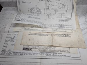 Norton Machine Tool Spindle Box Drawings Diagrams Blue Prints Information Lot