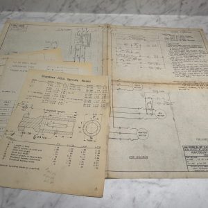 Kingsbury Drill Machine Tool Drawings Engineering Diagrams Prints Information