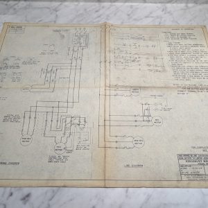 Kingsbury Drill Machine Tool Drawing Engineering Diagram Print Information