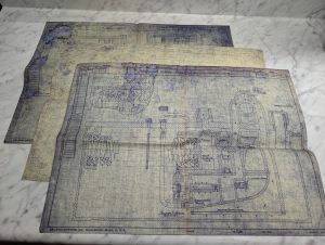 Leland-Gifford 40-B Boring Machine Tool Drawing Engineering Diagram Print