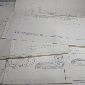 Jones & Lamson Utl Lathe Machine Tool Drawings Engineering Diagrams Blue Prints