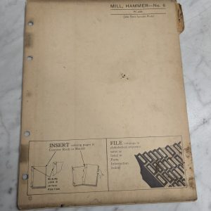 John Deere Jd Parts List Catalog Manual Book #6 Hammer Mill Pc-429- Information