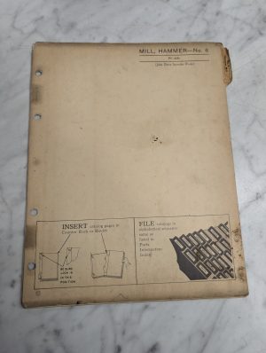 John Deere Jd Parts List Catalog Manual Book #6 Hammer Mill Pc-429- Information
