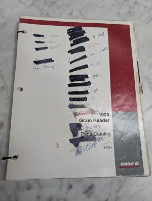Case Ih Parts List Book Catalog Manual 1020 Grain Header 8-3214 1992