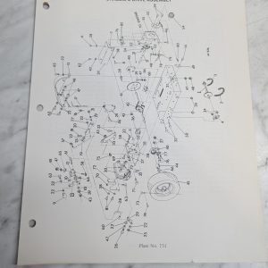 Parker Sweeper Repair Parts List Sheets Catalog Model Pv-8208-K-Sp-Lp