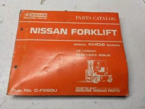 Nissan Fork Lift Truck Kh02 1993 Parts List Book Manual Catalog Us C-F26Ou