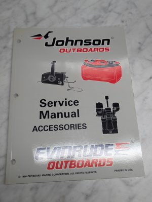 Omc Johnson Evinrude Service Manual "Eu" Accessories 1996 P/N 507270