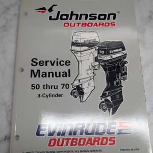 Omc Johnson Evinrude Service Manual "Eu" 50 Thru 70 Hp 3 Cylinder #507266
