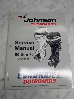 Omc Johnson Evinrude Service Manual "Eu" 50 Thru 70 Hp 3 Cylinder #507266