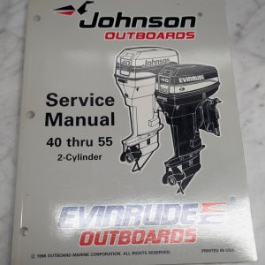 Omc Johnson Evinrude Service Manual "Eu" 40 Thru 55Hp 2 Cylinder #507265