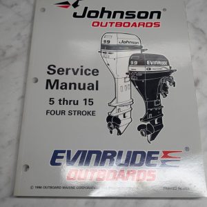 Omc Johnson Evinrude Service Manual "Eu" 5 Thru 15 Hp Four Stroke #507262