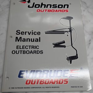 Omc Johnson Evinrude Service Manual "Eu" Electric Outboards P/N #507260
