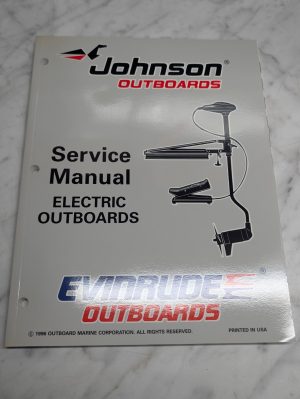 Omc Johnson Evinrude Service Manual "Eu" Electric Outboards P/N #507260