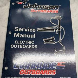 Omc Johnson Evinrude Service Manual "Ed" Electric Outboards #507119 1995