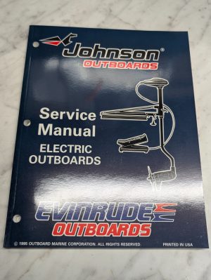 Omc Johnson Evinrude Service Manual "Ed" Electric Outboards #507119 1995
