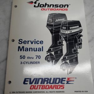 Omc Johnson Evinrude Service Manual "Eo" 50 Thru 70 Hp 3 Cylinder #503149