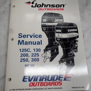 Omc Johnson Evinrude Service Manual Eo 125C 130 200 225 250 300 Hp 90° Lv 503152