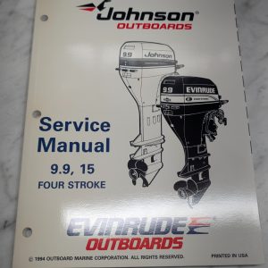 Omc Johnson Evinrude Service Manual "Eo" 9.9 15 Hp Four Stroke P/N #503140