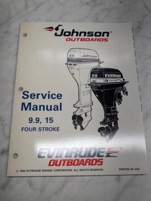 Omc Johnson Evinrude Service Manual "Eo" 9.9 15 Hp Four Stroke P/N #503140