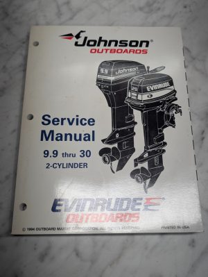 Omc Johnson Evinrude Service Manual "Eo" 9.9 Thru 30 Hp 2 Cylinder #503146