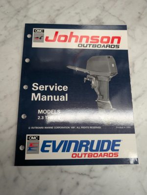 Omc Johnson Evinrude Service Manual "En" 2.3 Thru 8 Hp #508141